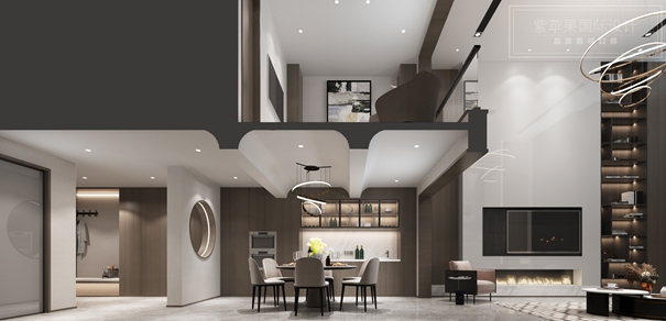 無錫紫蘋果裝飾 三層小別墅裝修